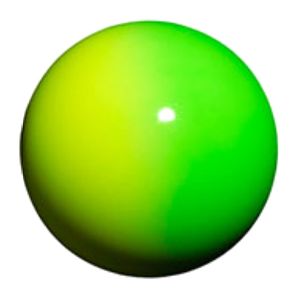 Мяч 18,5 см Chacott Gradation цвет Лайм (Lime Green) Артикул 732